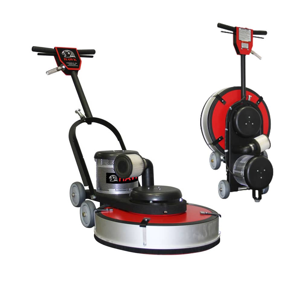 HAWK Centerfold High Speed Burnisher - 1500 RPM w/Dust Control - 20 Inch -  Hawk Enterprises